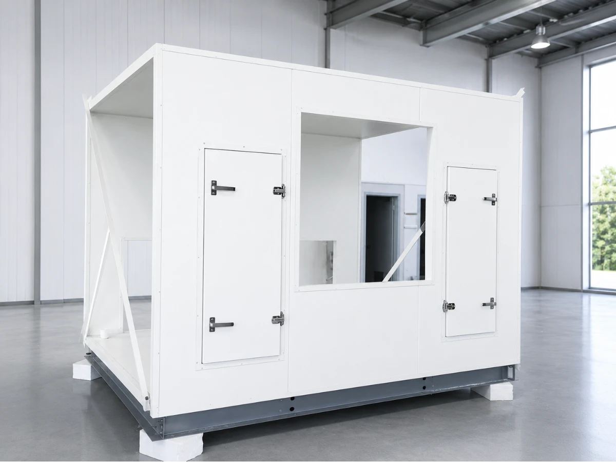 Cámara frigorífica modular construida con paneles aislantes para cámaras frigoríficas
