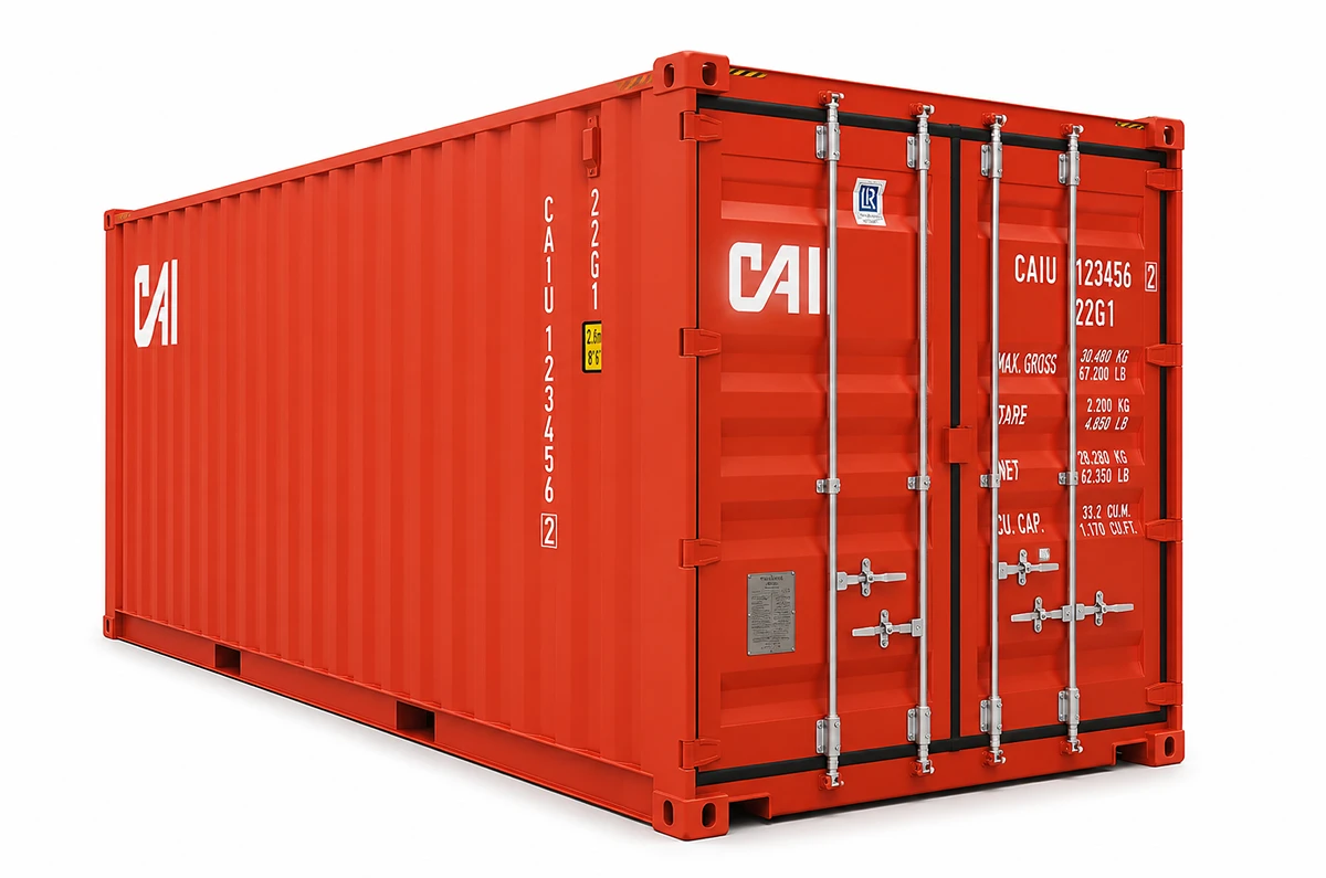 20ft container cold room exterior ready for delivery