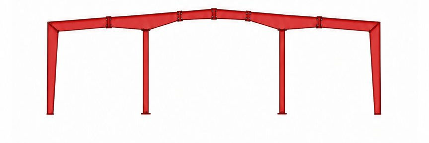 VIKKINS prefab steel structure project showcasing industrial construction capabilities.