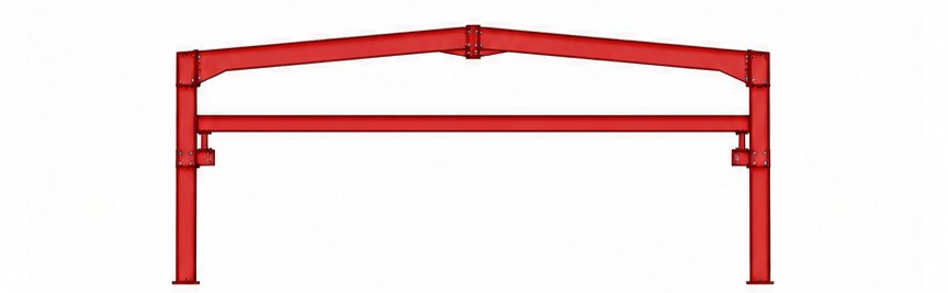 VIKKINS prefab steel structure project showcasing industrial construction capabilities.