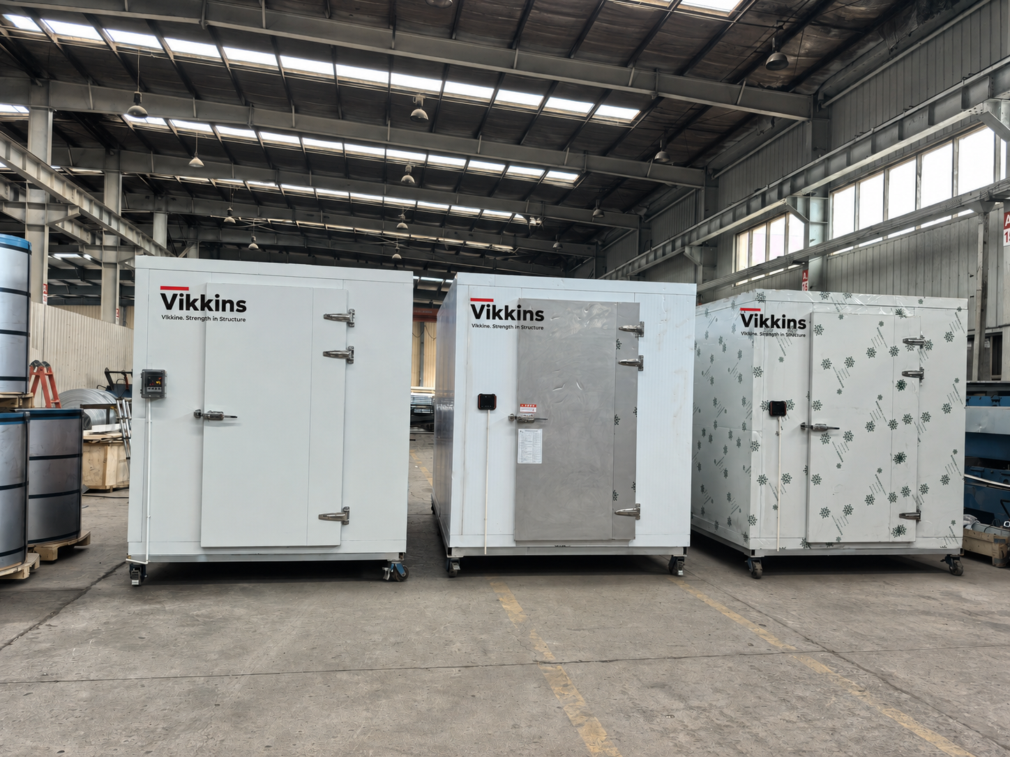 Insulated cold room panels for blast freezer construction — selecting thickness by U-value