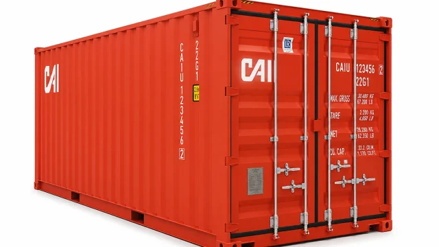 20ft container cold room exterior ready for delivery