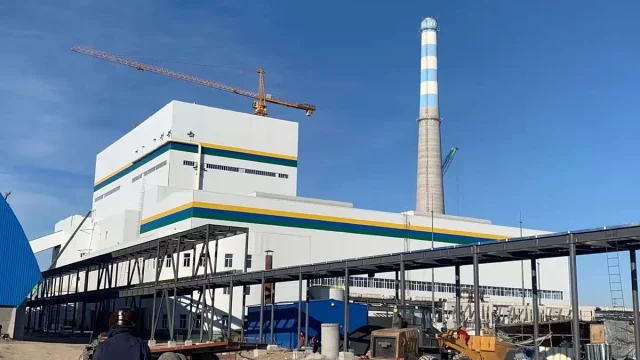 Power plant steel structure powerhouse stack vikkins